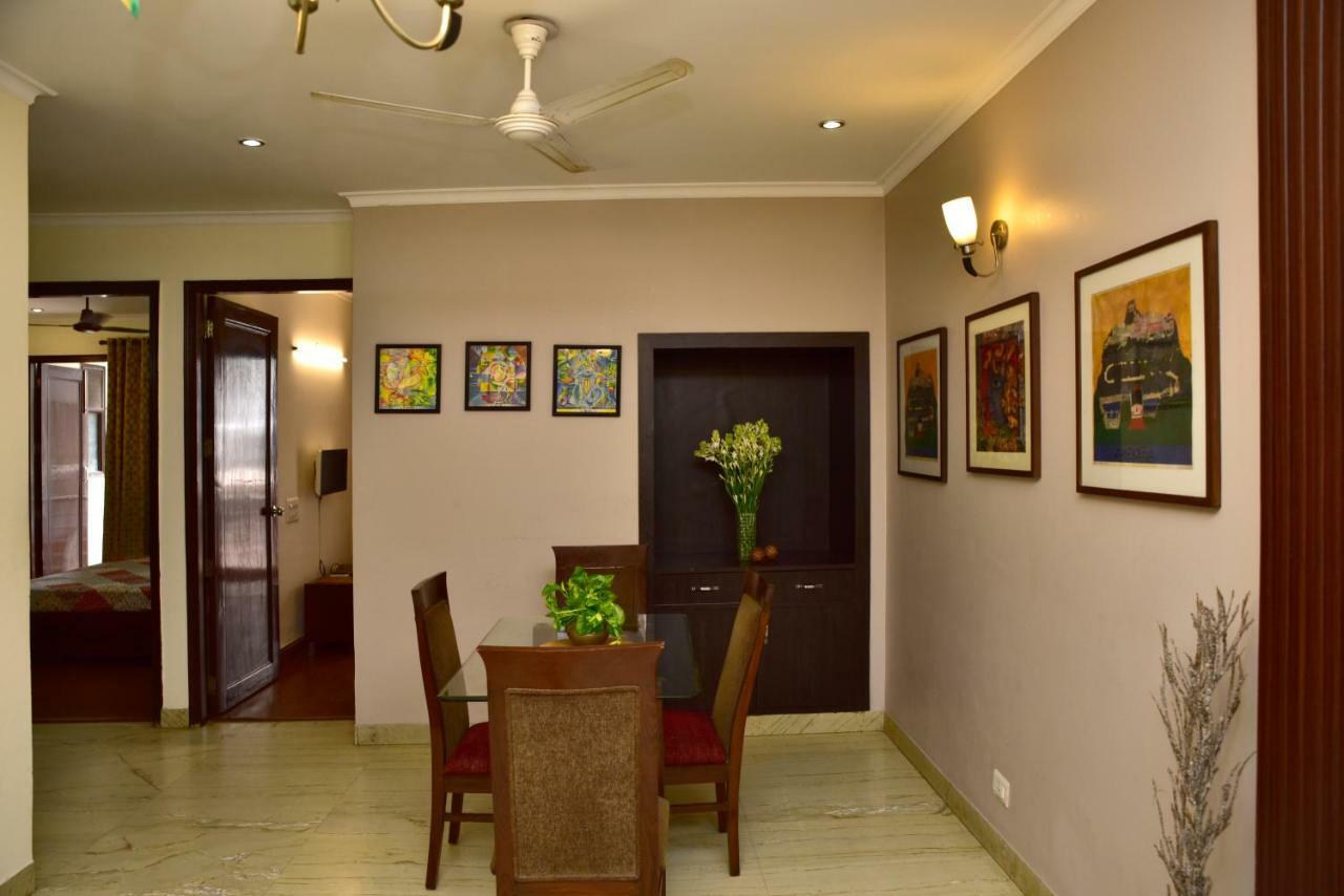 2Bhk Comfortable Furnished Serviced Apartments In Hauz Khas - Woodpecker Apartments New Delhi Exterior foto